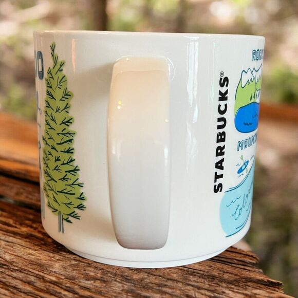 Starbucks COLORADO Been There Series Across the Globe 14oz Coffee Mug EUC - Picture 4 of 5